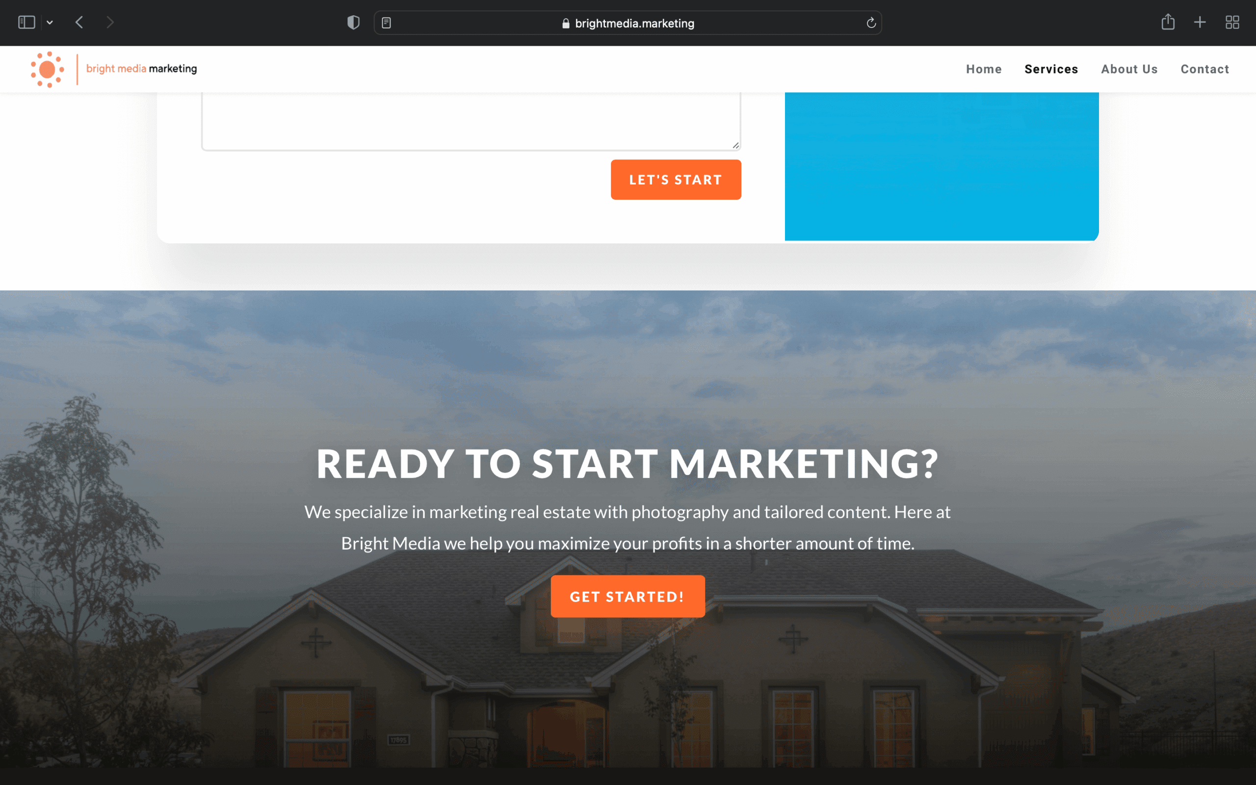 Bright Media Marketing Website Example by Parmenter Conversion Focused Web Design Agency